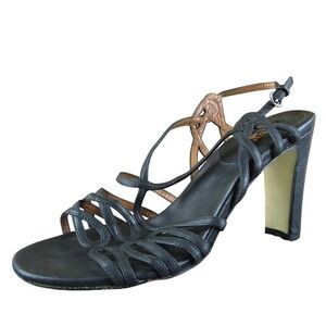Blay Women's  Strappy Black Leather Size 36M Gently Used 2025‎